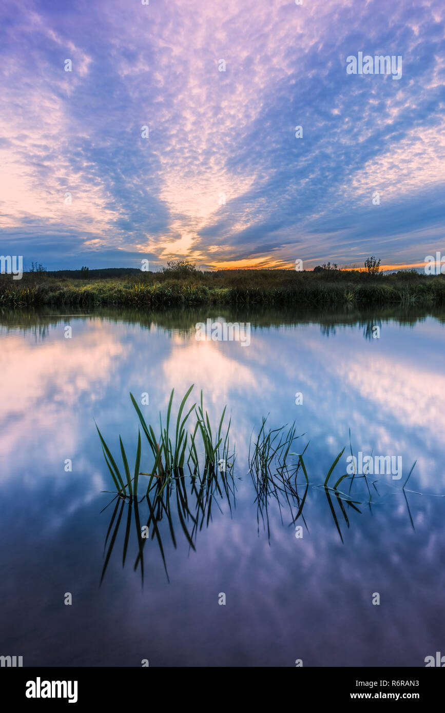 Sky reflection in river hi-res stock photography and images - Alamy
