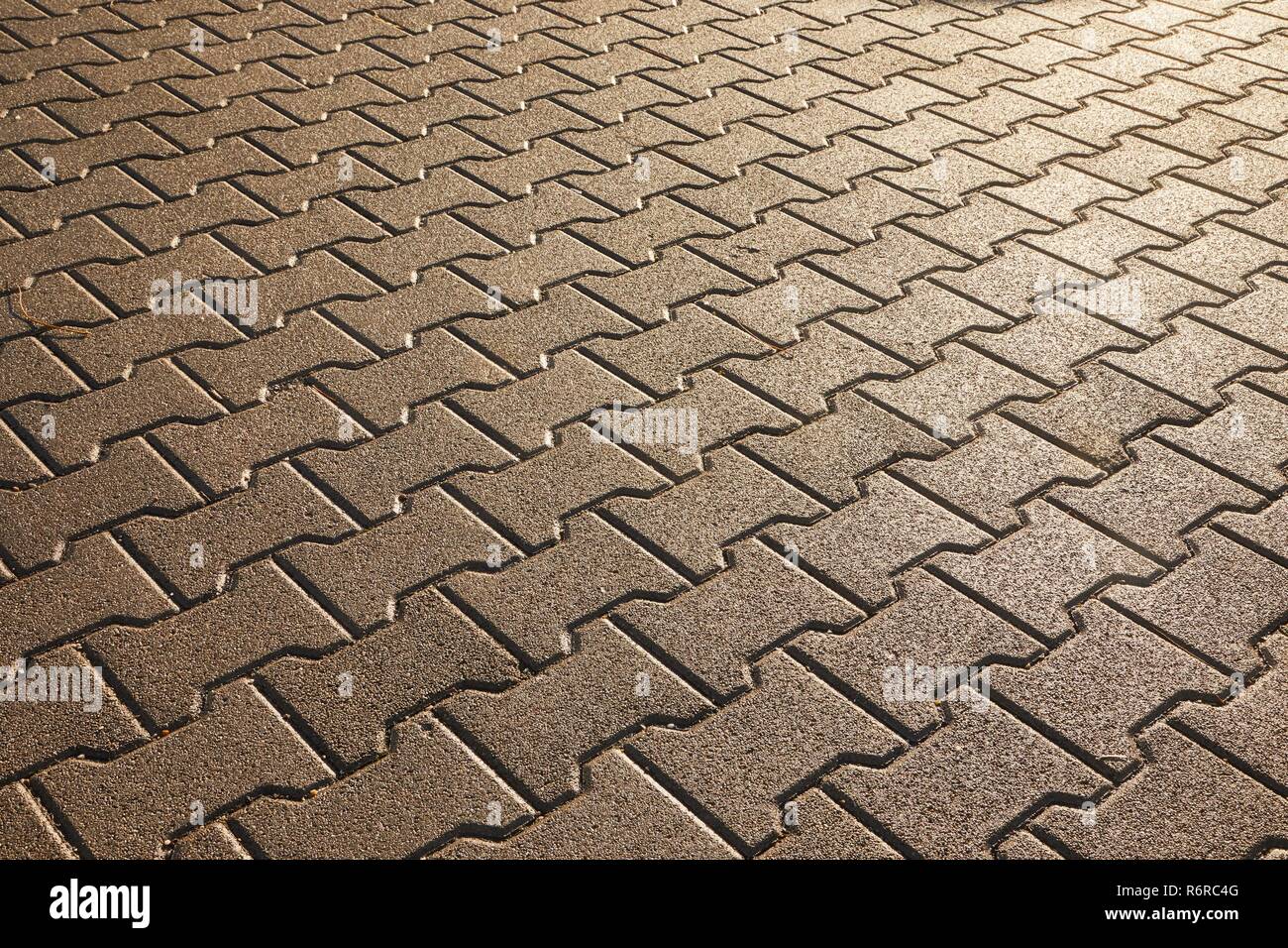 Stone Pavement Pattern Stock Photo Alamy