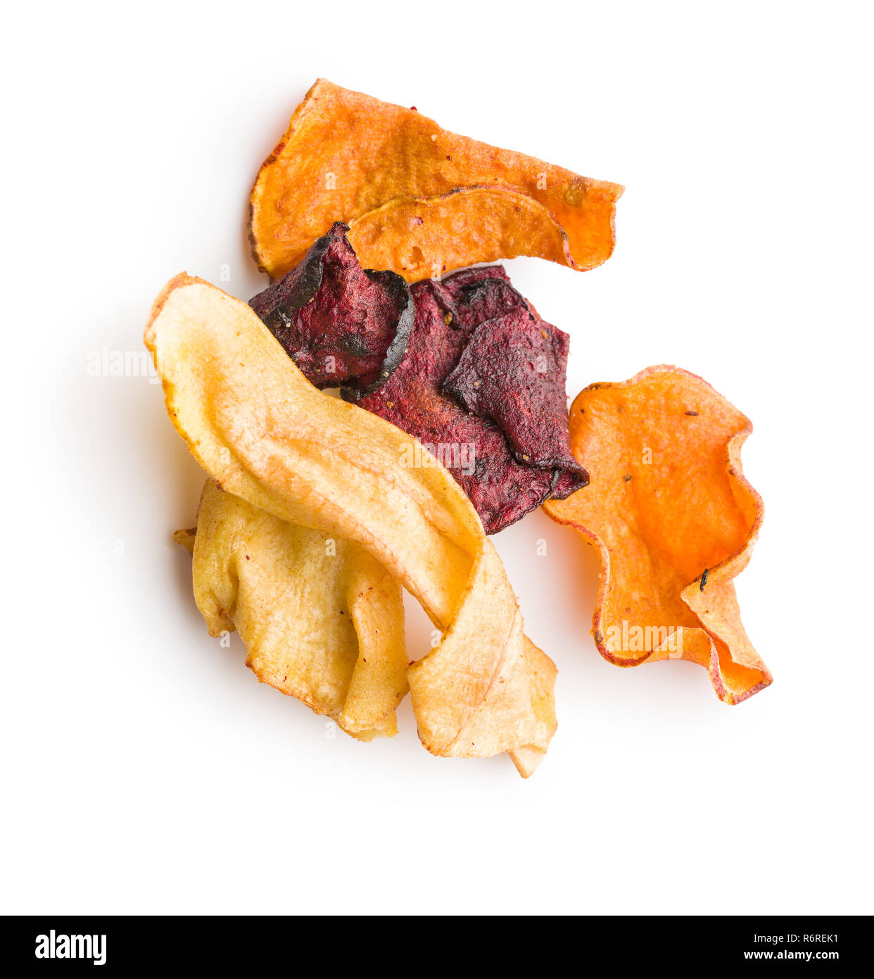 Mixed fried vegetable chips Stock Photo Alamy