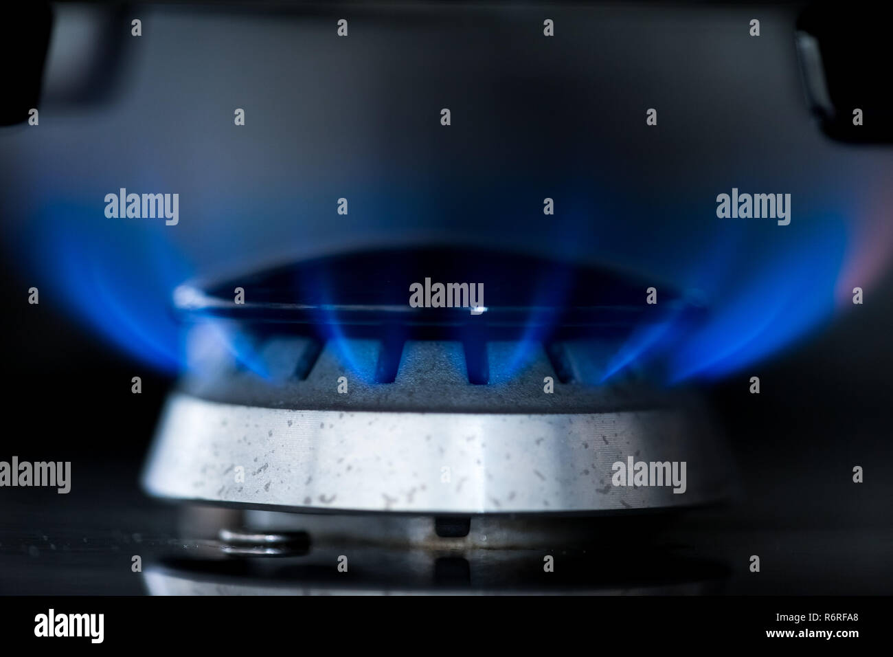 Gas stove Stock Photo
