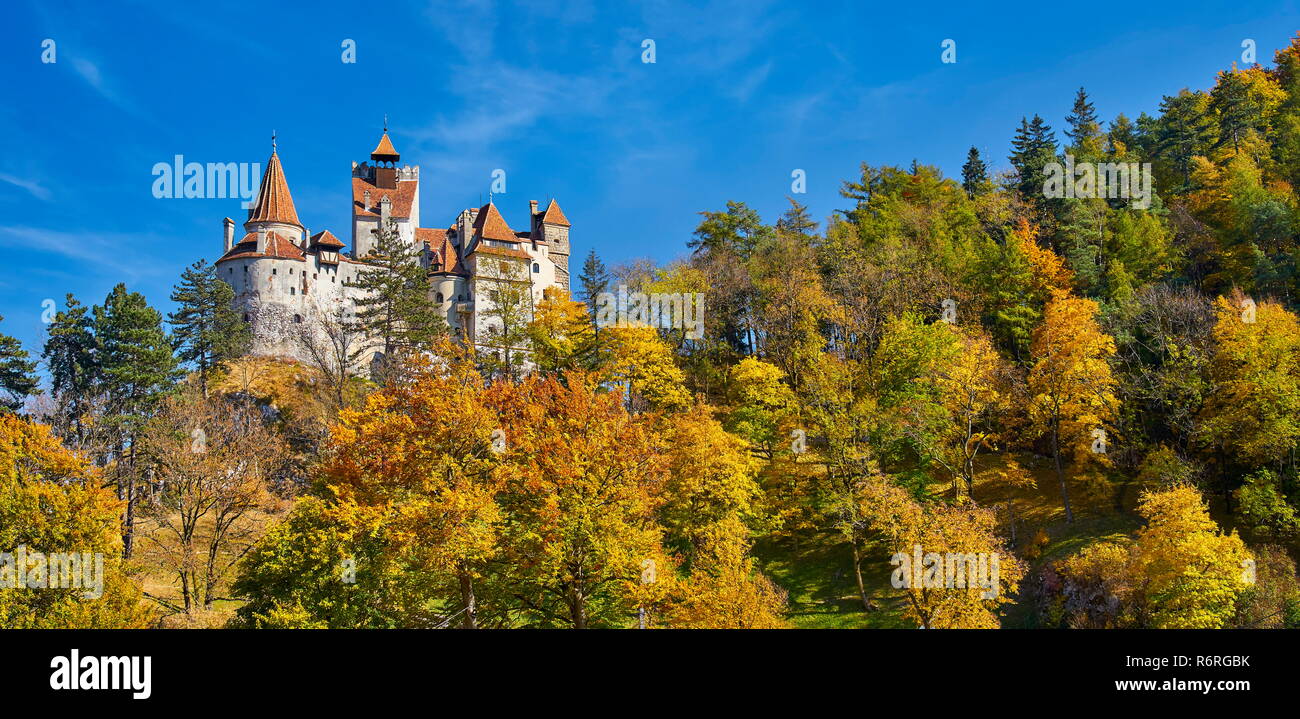 Dracula Castle in Bran, Transylvania, Romania Stock Photo