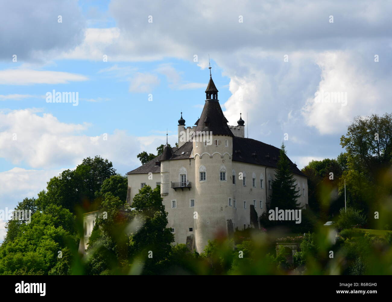 ottensheim castle Stock Photo