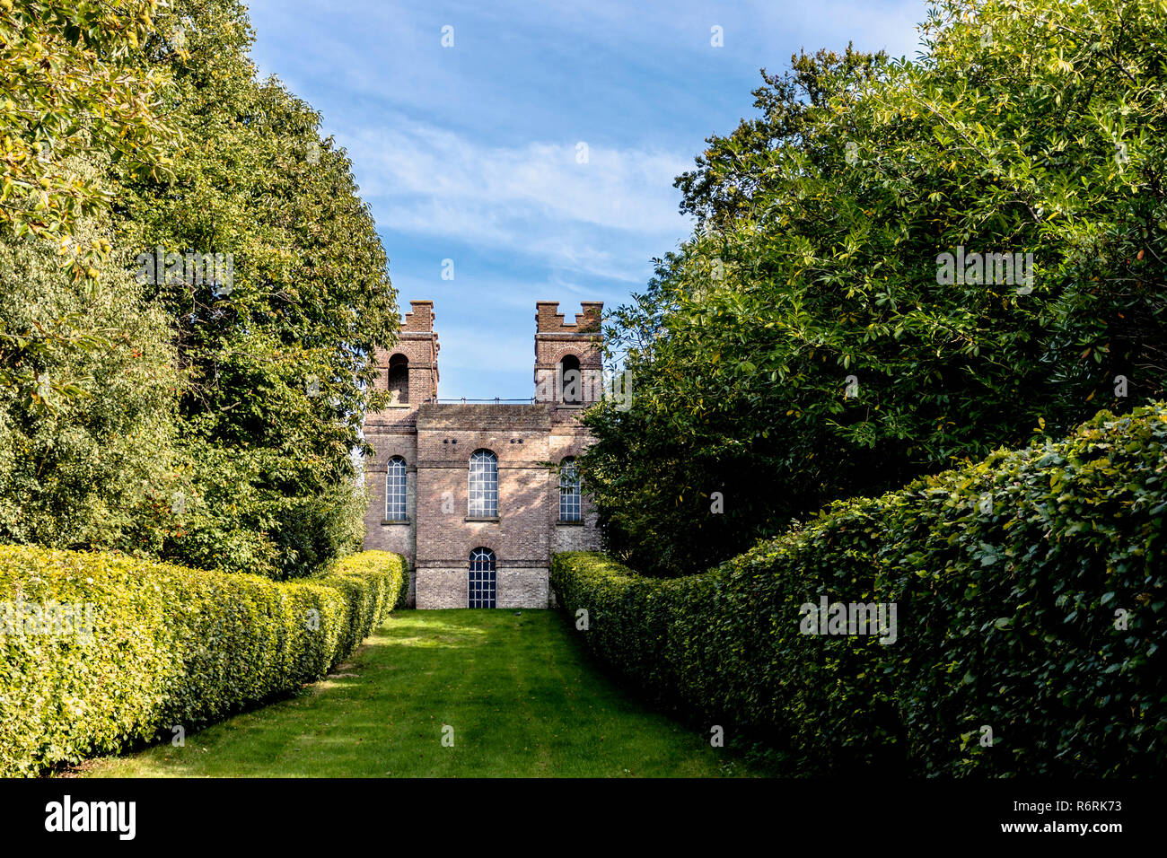 The Belvedere Tower, Claremont Landscape Garden, Esher, United Kingdom Stock Photo Alamy