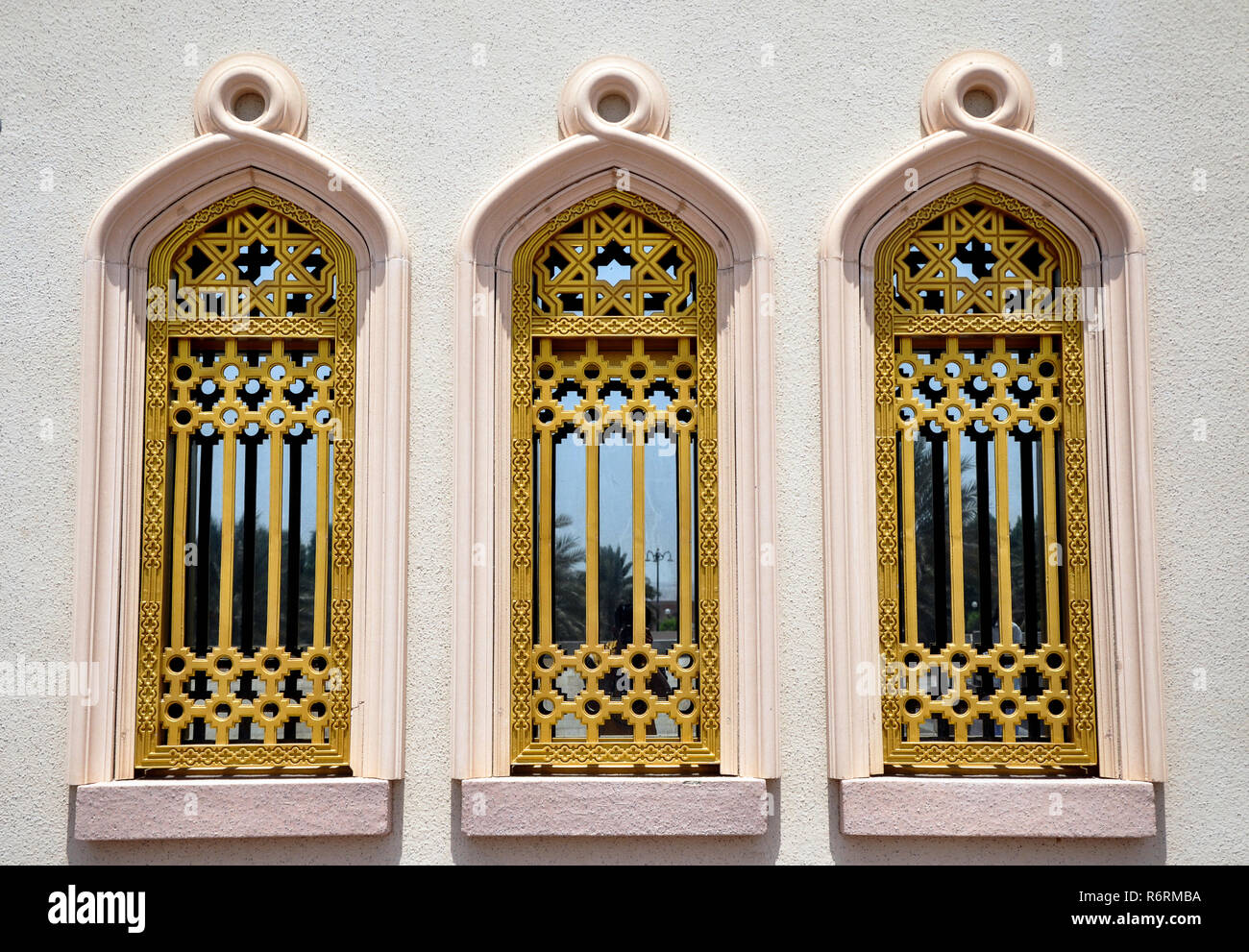 The beautiful window of the Arabic monument Stock Photo Alamy