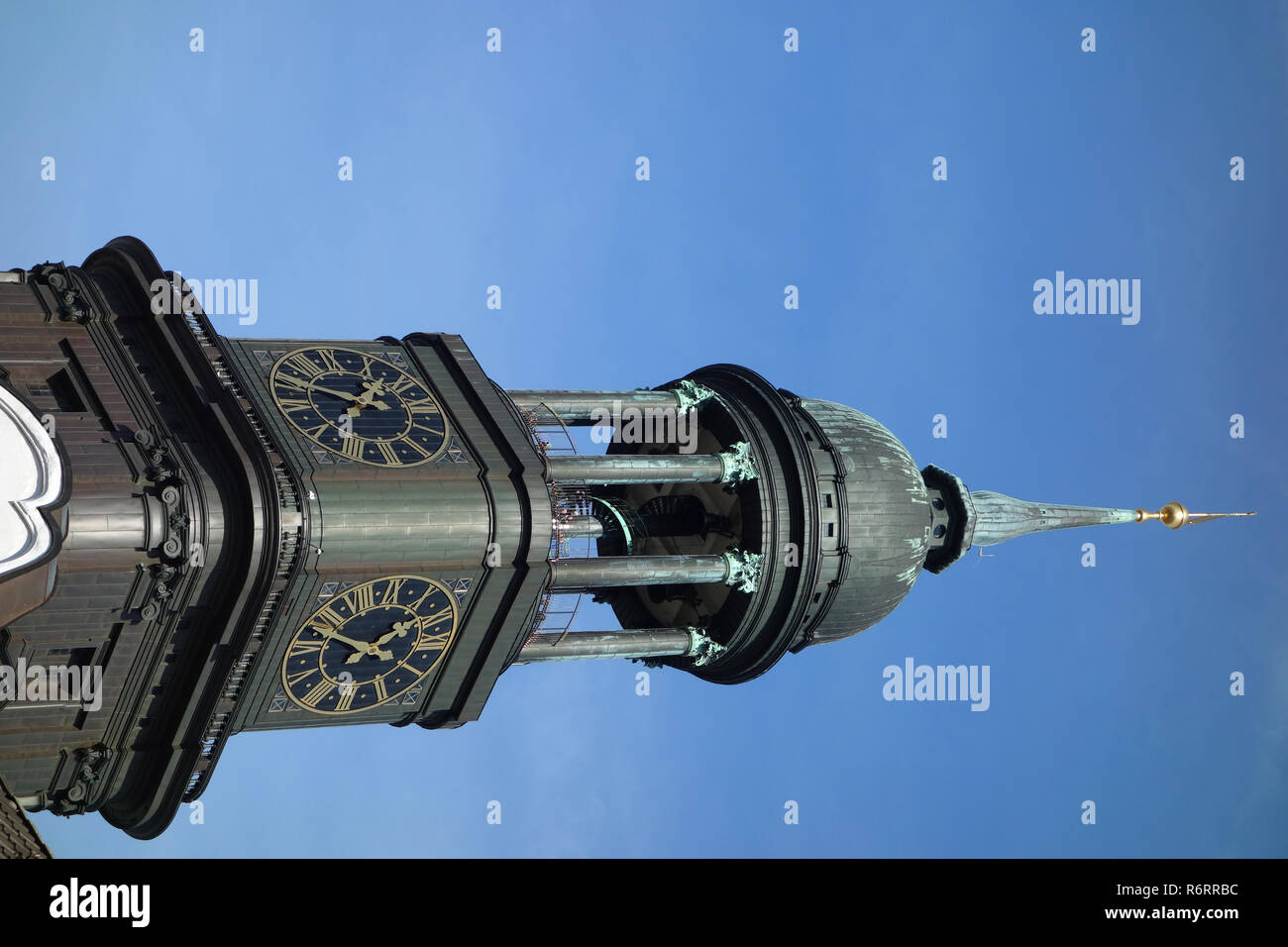 the hamburg michel Stock Photo - Alamy