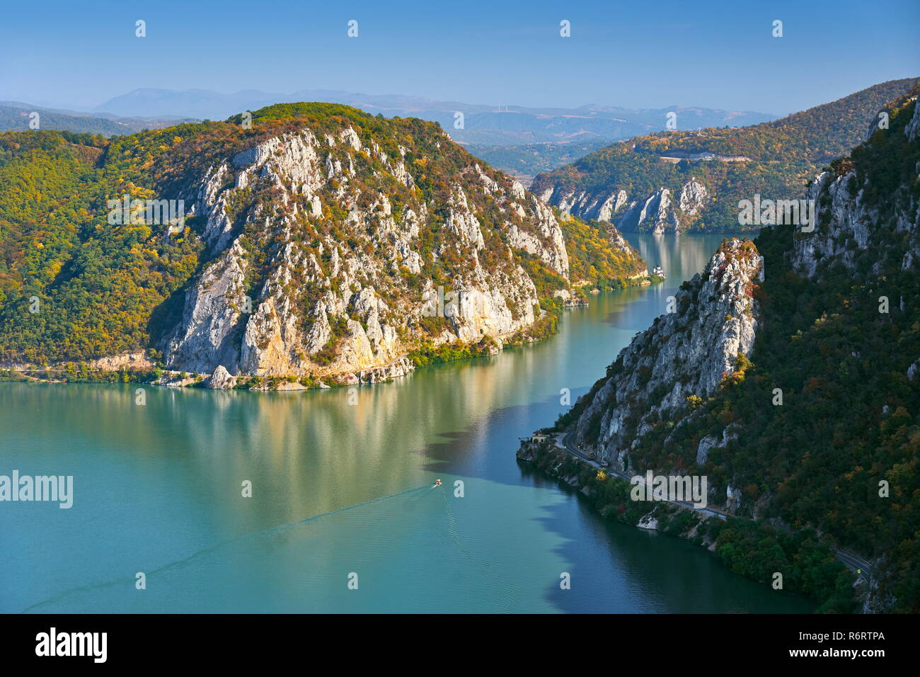 Iron Gates Natural Park Danube River Dubova Romania Stock Photo Alamy Iron Gates Natural Park Danube River Dubova Romania Stock Photo Alamy
