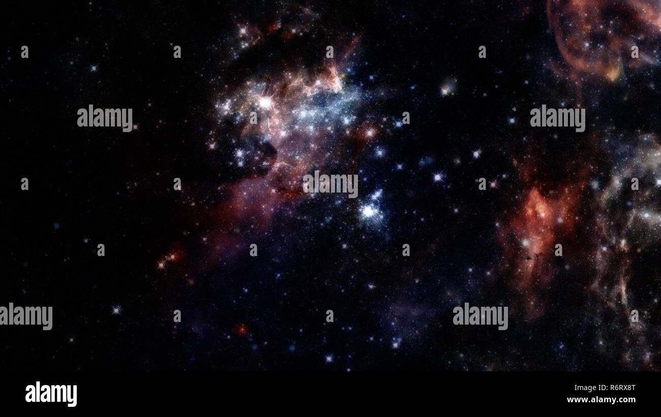 Cosmic galaxy background with nebula. Elements of this image furnished ...