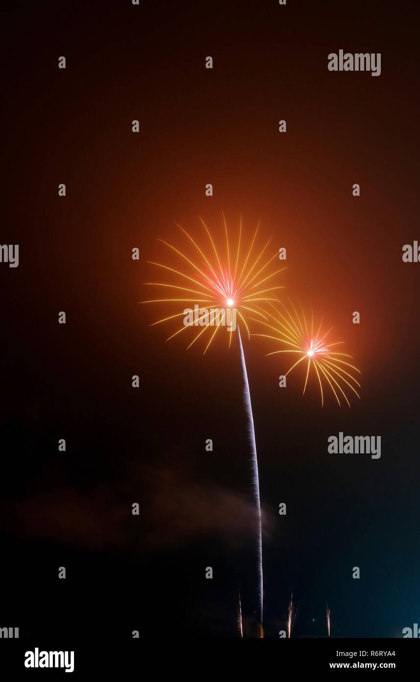 Aberdeen Fireworks Display on Bonfire Night on Beach Boulevard. 5th