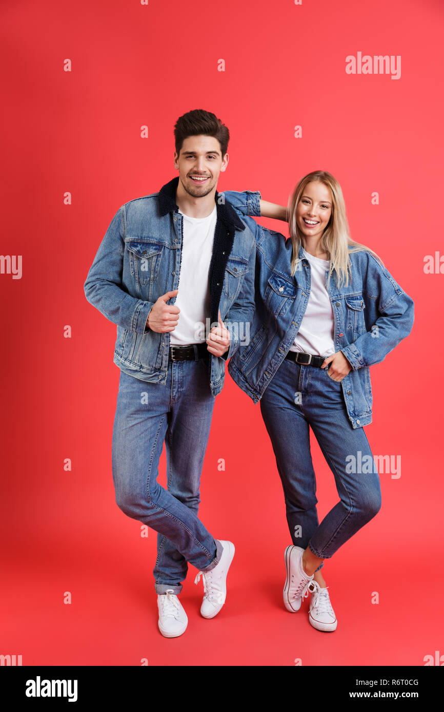 couple denim jacket