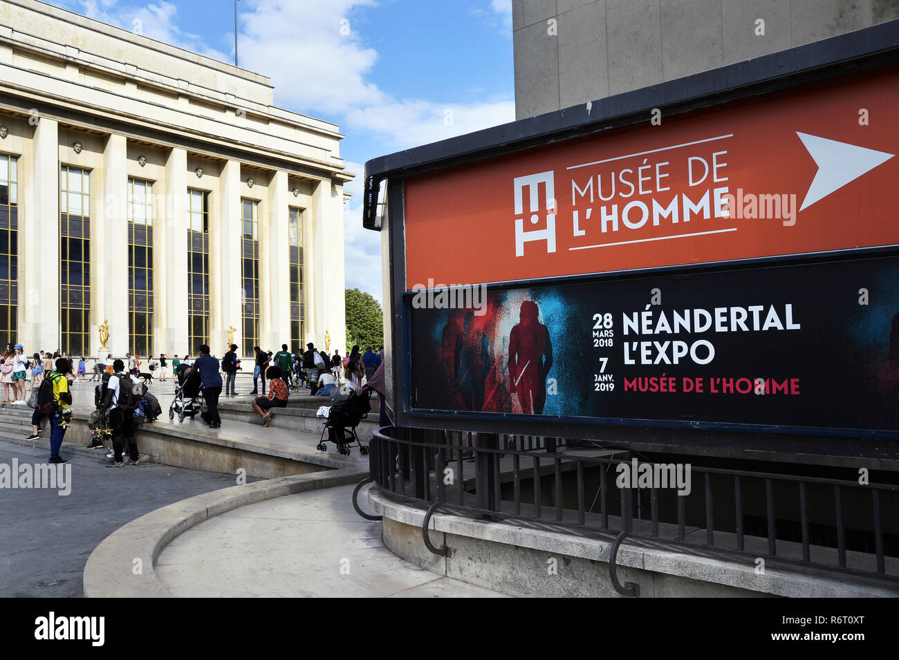 Musée de l'Homme - Paris - france Stock Photo