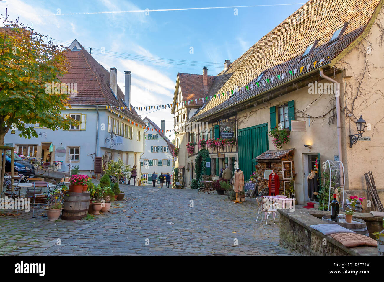 Historic city of Nürtingen, Baden Württemberg, Germany Stock Photo
