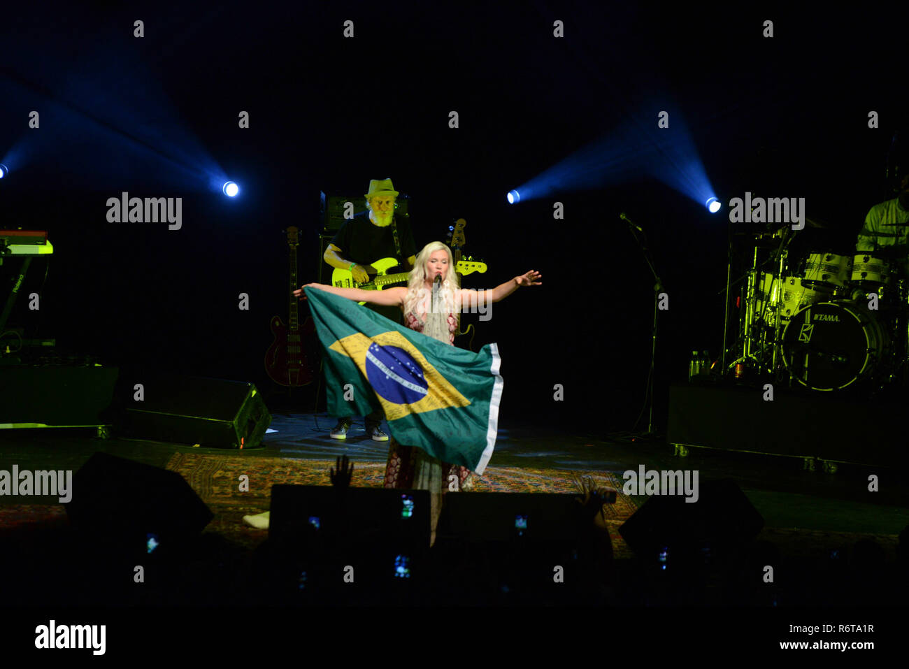 SÃO PAULO, SP - 05.12.2018: JOSS STONE NO TOM BRASIL - The soul singer Joss  Stone performed today (05) on the stage of Tom Brasil in São Paulo that was  with its