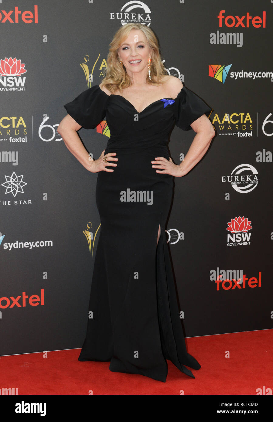 Sydney, NSW, Australia. 5th Dec, 2018. Rebecca Gibney seen on the red carpet during the 60th AACTA Awards in Sydney. Credit: Belinda Vel/SOPA Images/ZUMA Wire/Alamy Live News Stock Photo