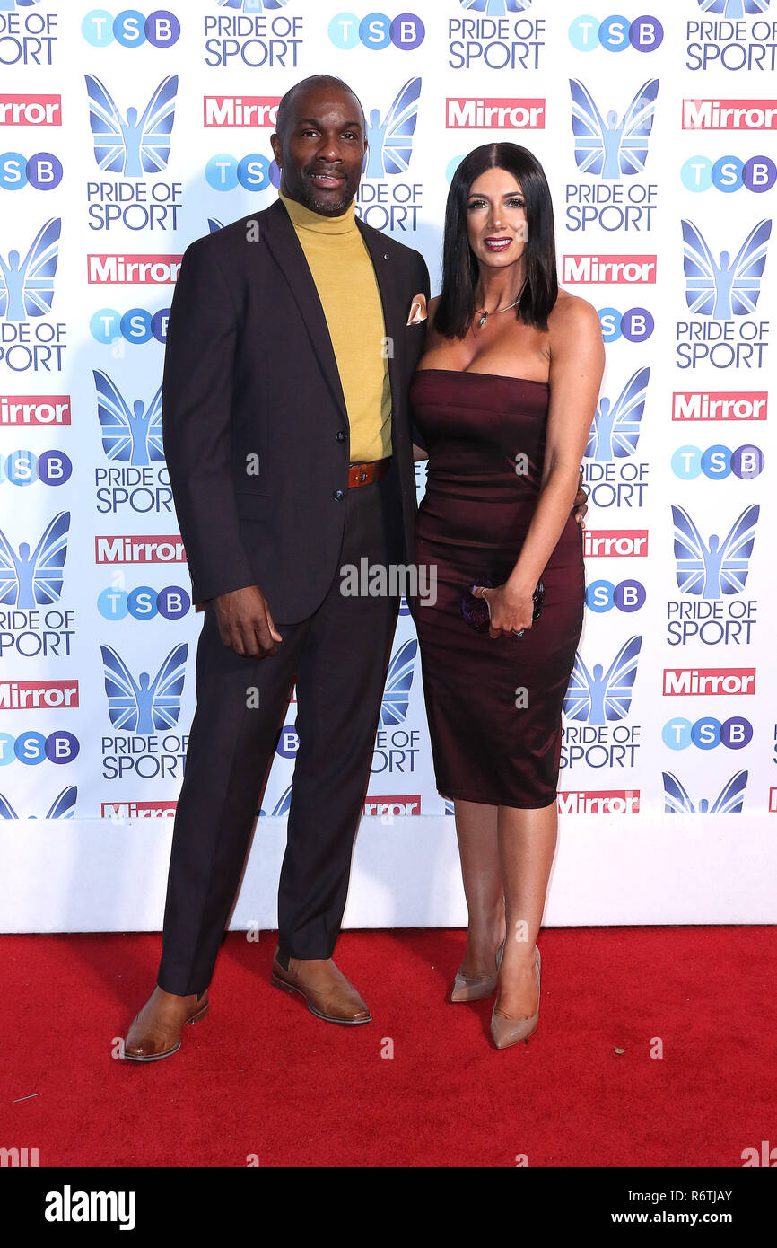 London, UK. 6th Dec 2018. The Mirror Pride of Sport Awards in partnership with TSB, The Grosvenor House Hotel, London, UK, 06 December 2018, Photo by Richard Goldschmidt Credit: Rich Gold/Alamy Live News Stock Photo