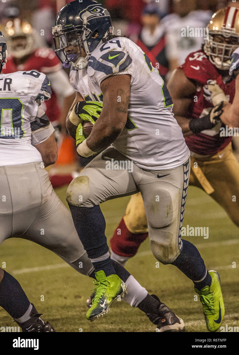 San Francisco, California, USA. 18th Oct, 2012. Seattle Seahawks