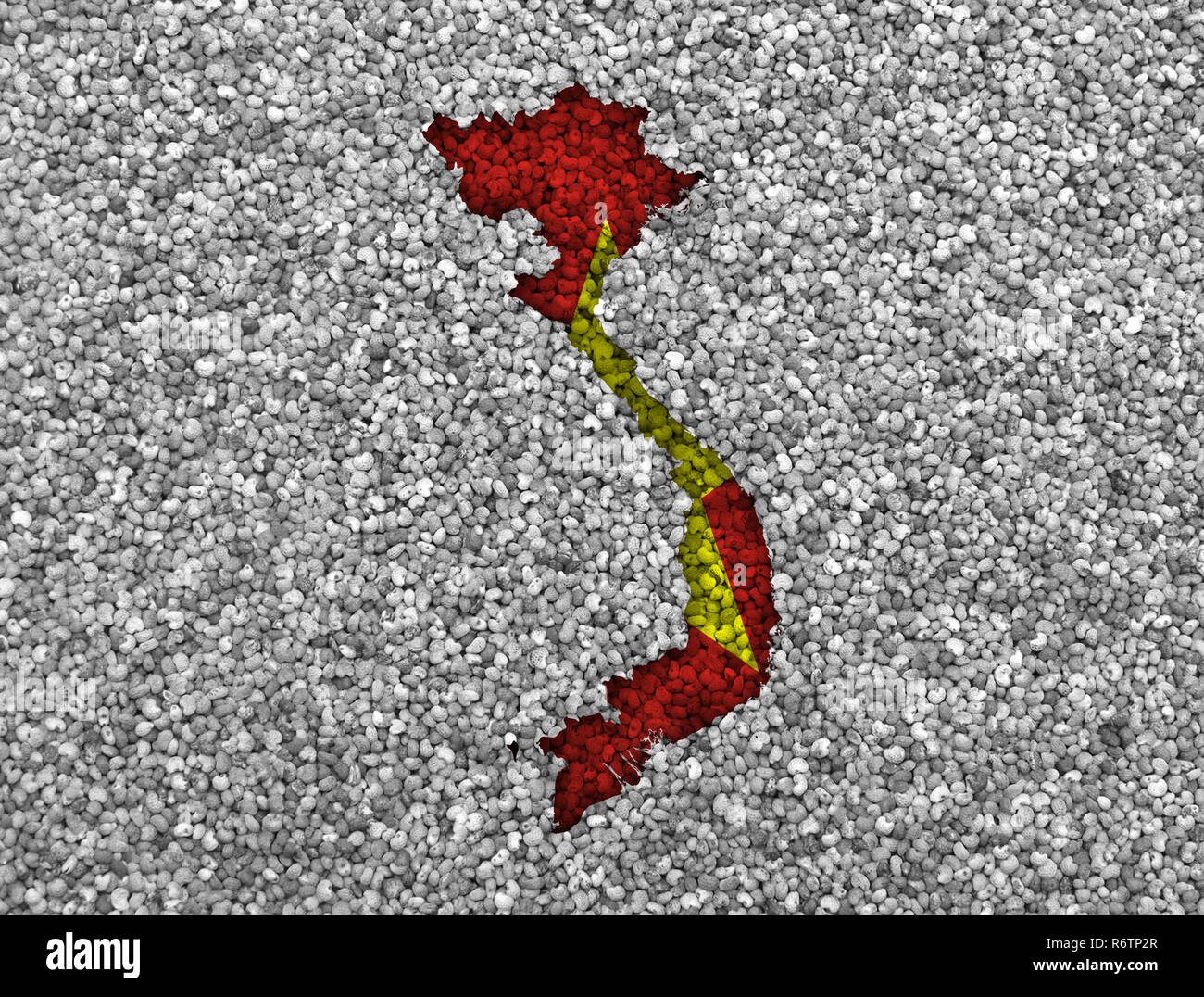 Vietnam map flag hi-res stock photography and images - Alamy