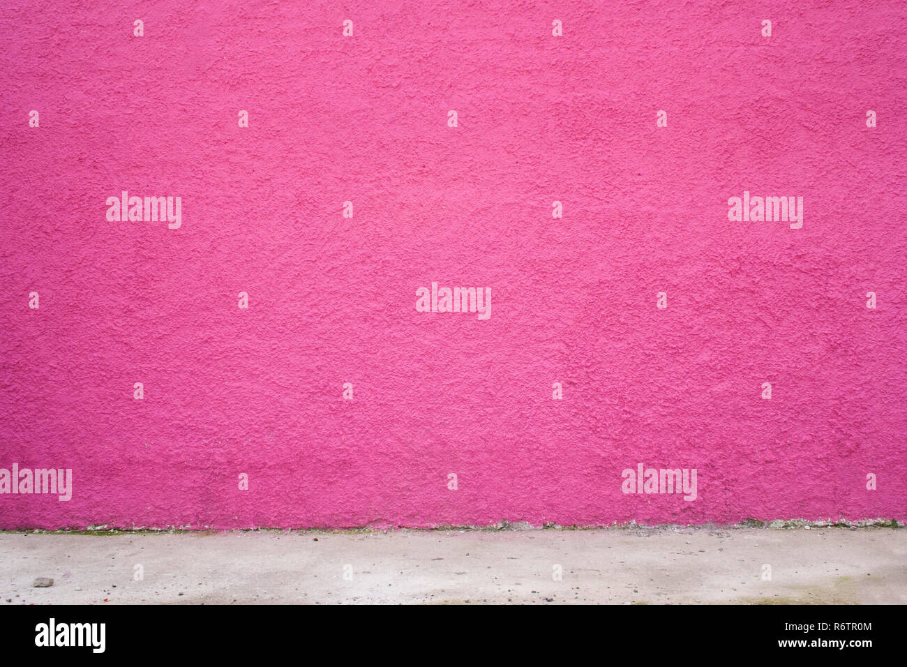 Pink concrete wall background texture for composing Stock Photo