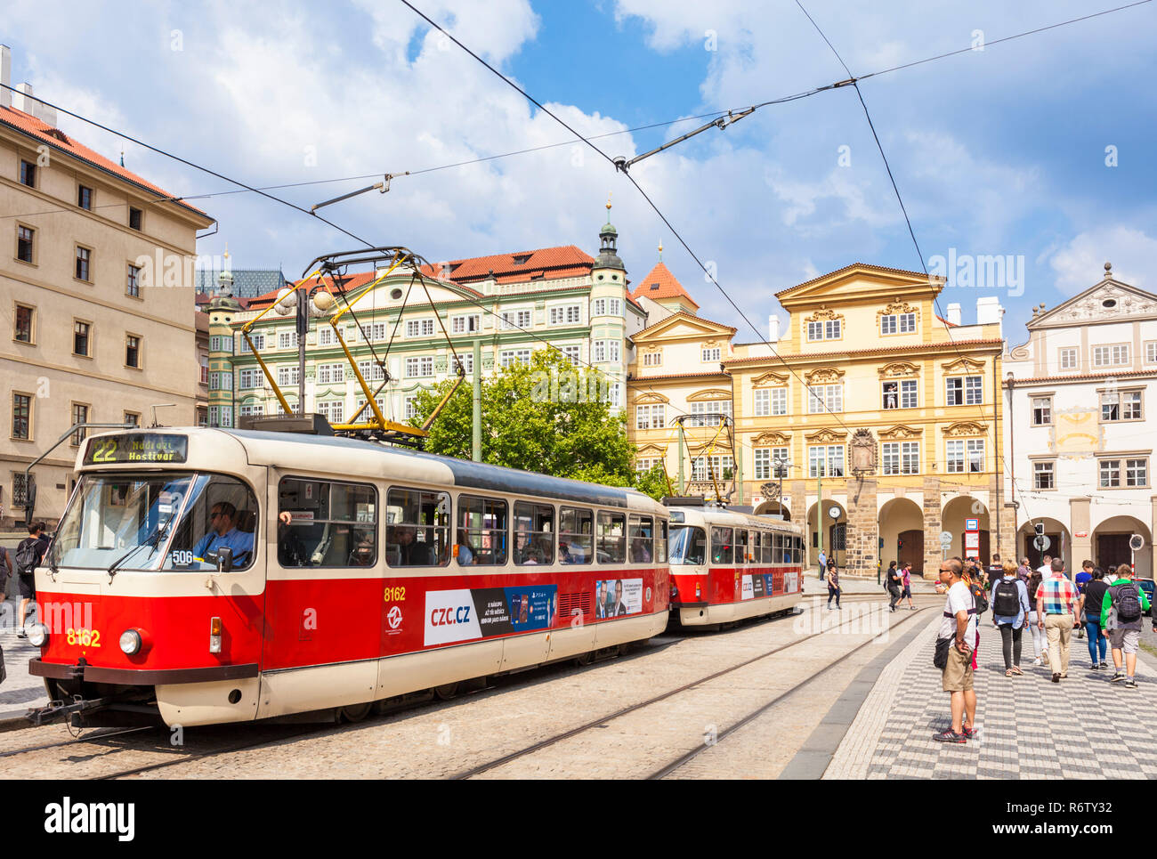 In the tram