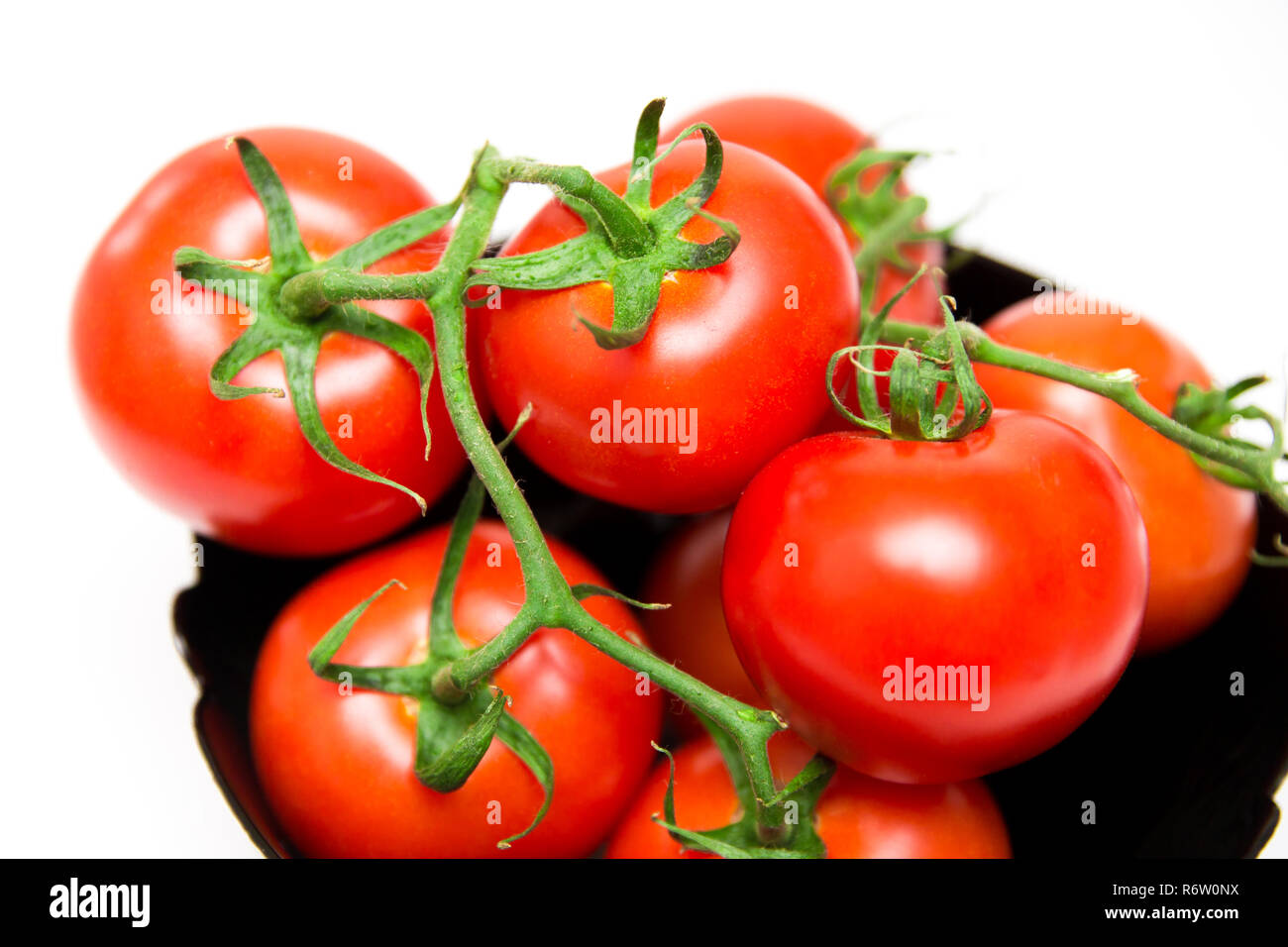 Red Tomatoes - Solanum Lycopersicum Stock Photo