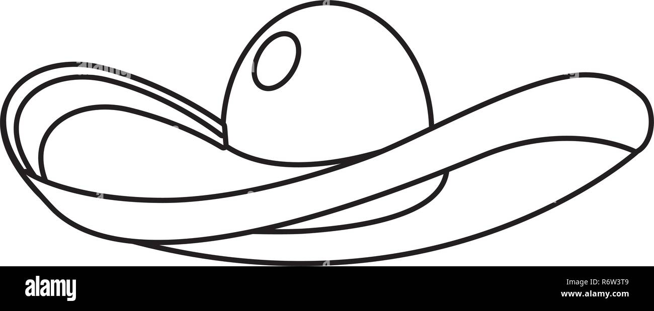 mexican mariachi hat cartoon Stock Vector Image & Art - Alamy