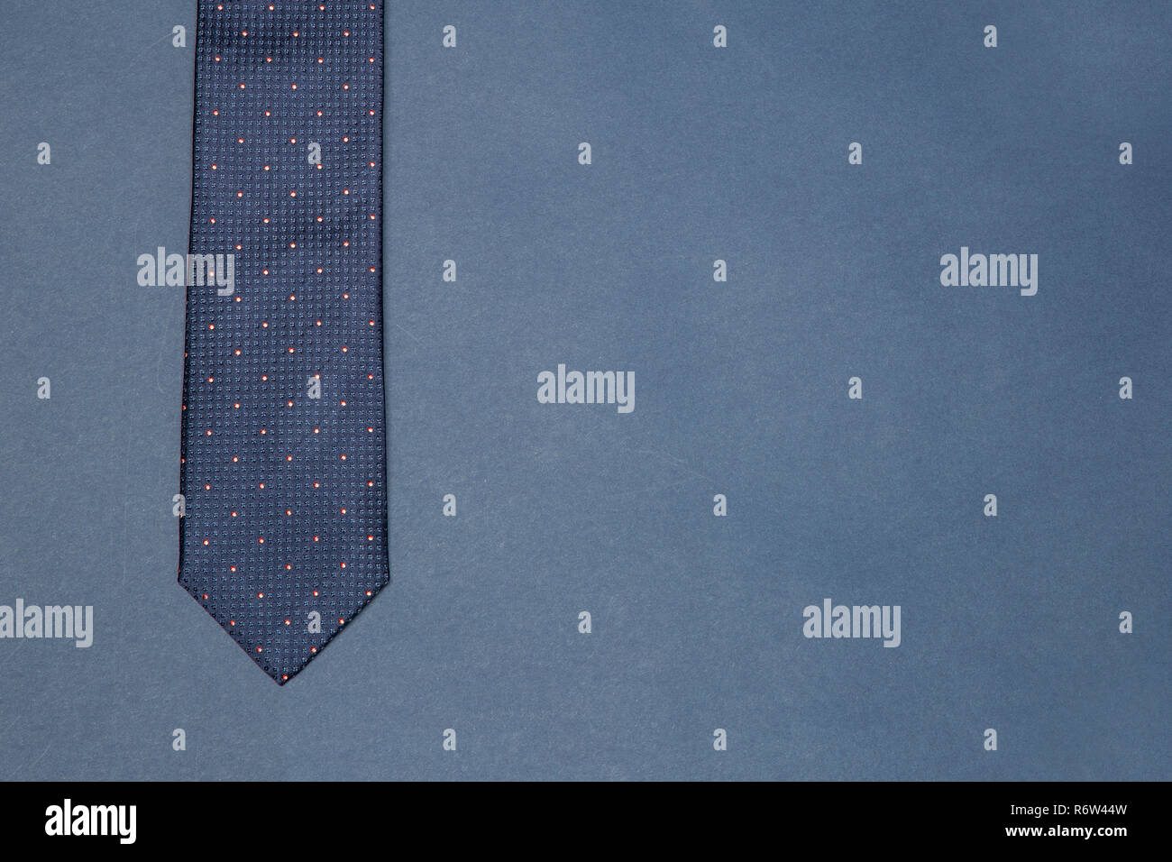 creative tie with blue background Stock Photo