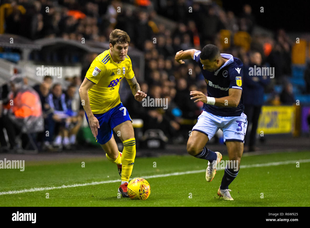 Millwall v Swansea City EFL Sky Bet Championship 30 09 2023. Millwall  defender Casper de Norre