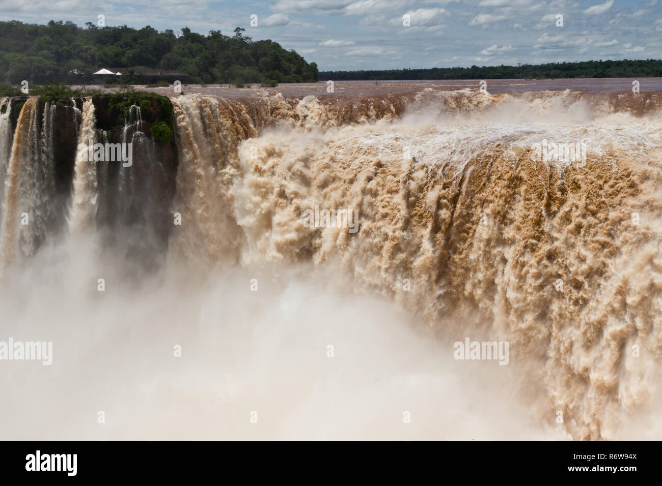 Garganta del Diablo in Iguazú Falls, Argentina Stock Photo