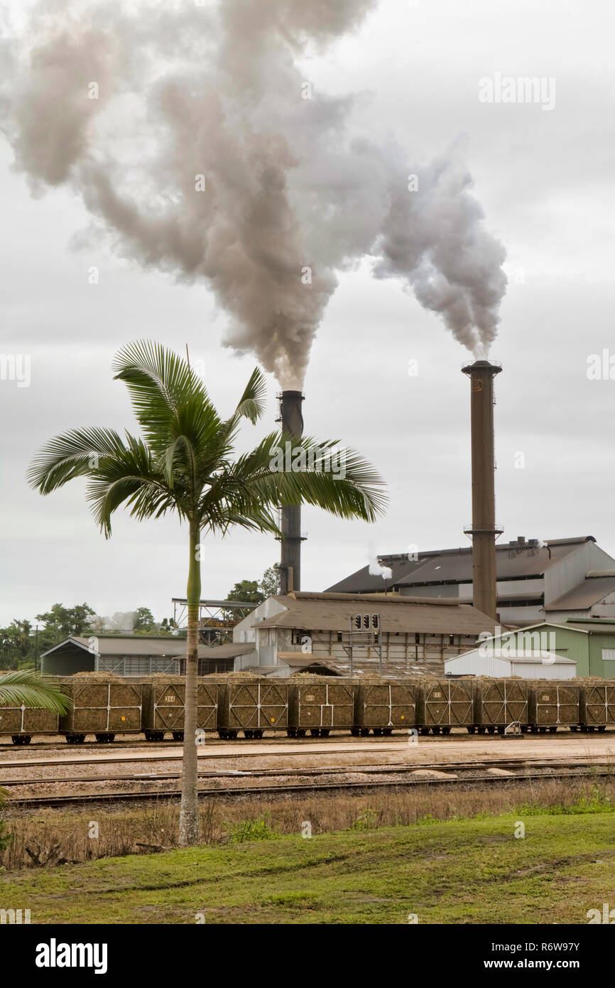 Tully Sugar Mill, Queensland, Ausralia. Stock Photo