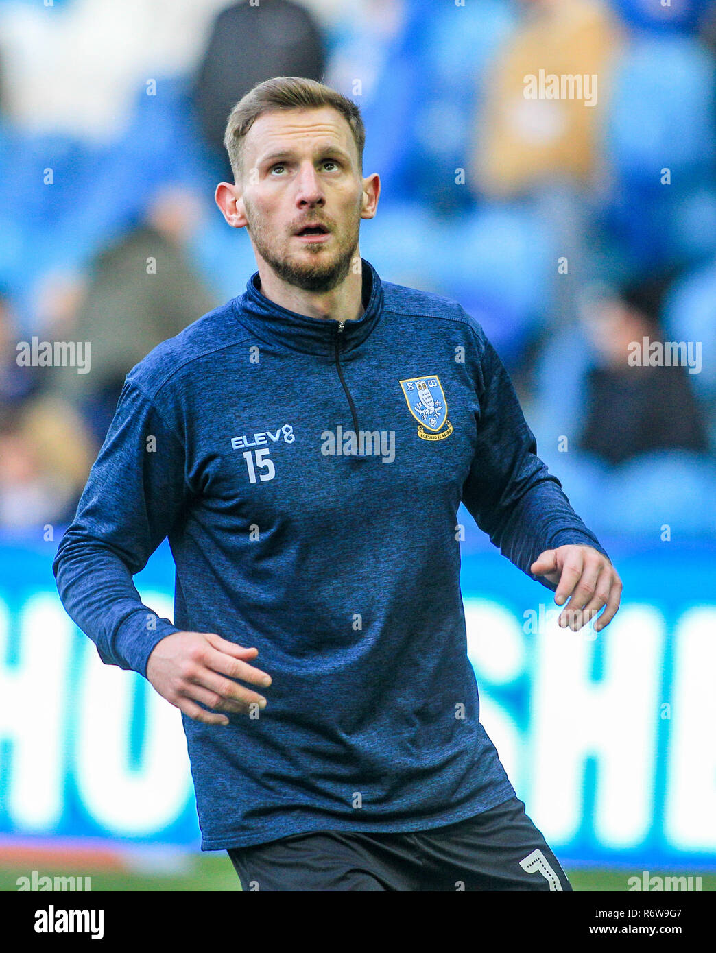24th November 2018, Hillsborough, Sheffield, England; Sky Bet Championship, Sheffield Wednesday v Derby County :  Tom Lees of Sheffield Wednesday in warm up Credit: Craig Milner/News Images  English Football League images are subject to DataCo Licence Stock Photo