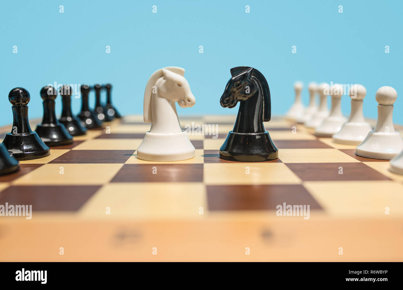 The Chess Board And Game Concept Of Business Ideas And Competition ...