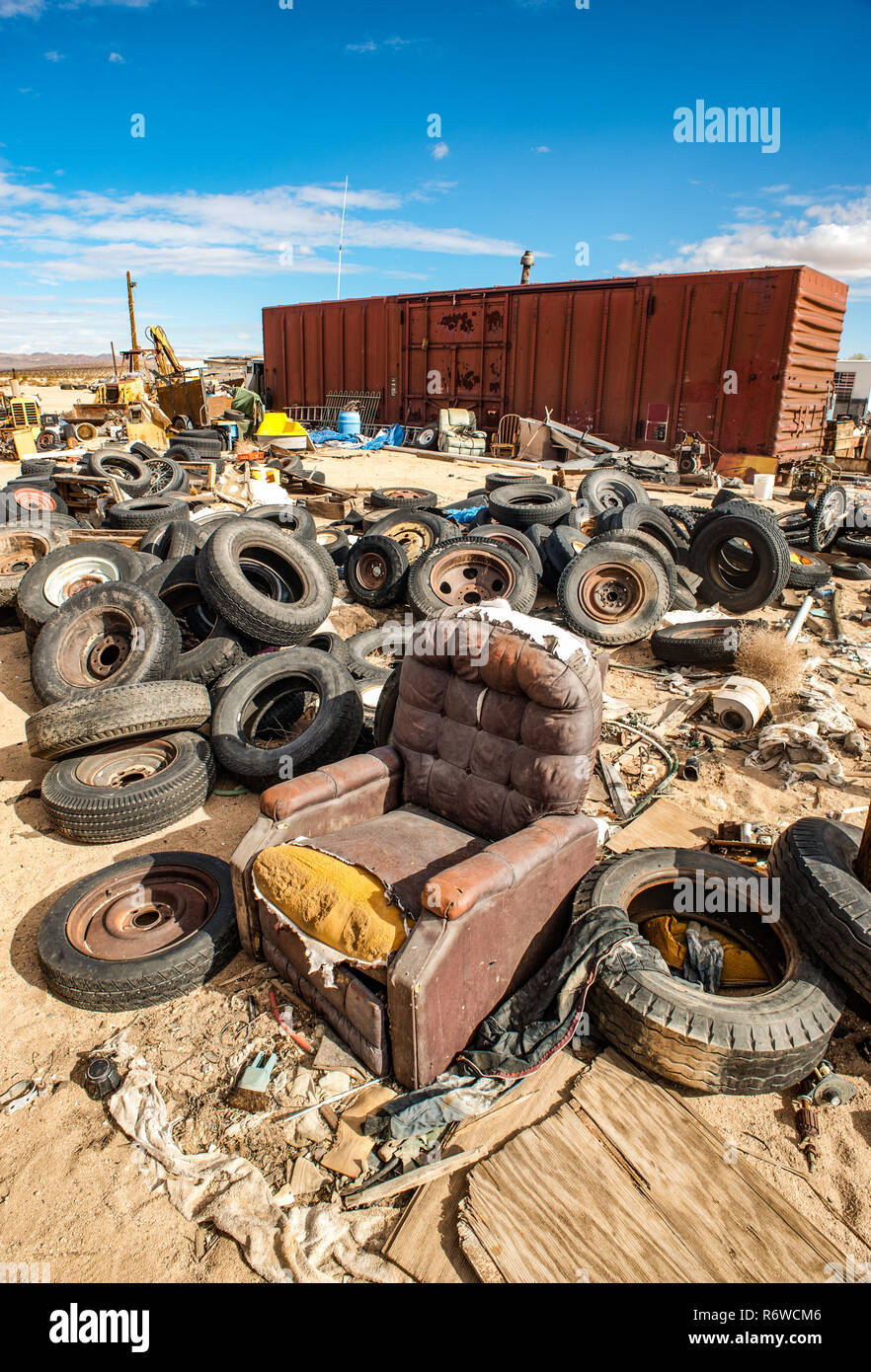 Desert junkyard hires stock photography and images Alamy