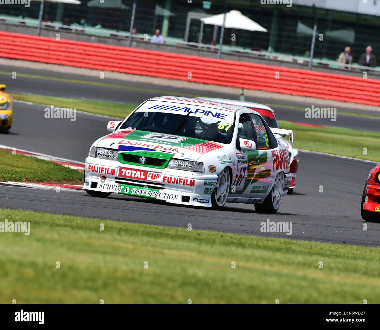 Tony Absolom, Vauxhall Cavalier, Super touring car trophy, Silverstone Classic 2015, Chris McEvoy, circuit racing, cjm-photography, Classic, Classic R Stock Photo
