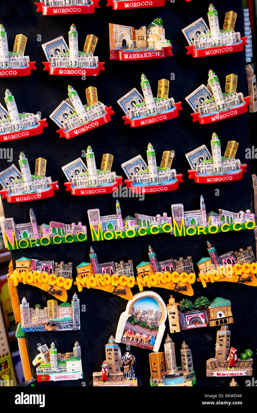 Magnete Frigorifero 3D Casablanca Marocco - Souvenir Di Viaggio In Cristallo Fatto A Mano, Regalo Turistico Unico Per La Casa, 50x70mm