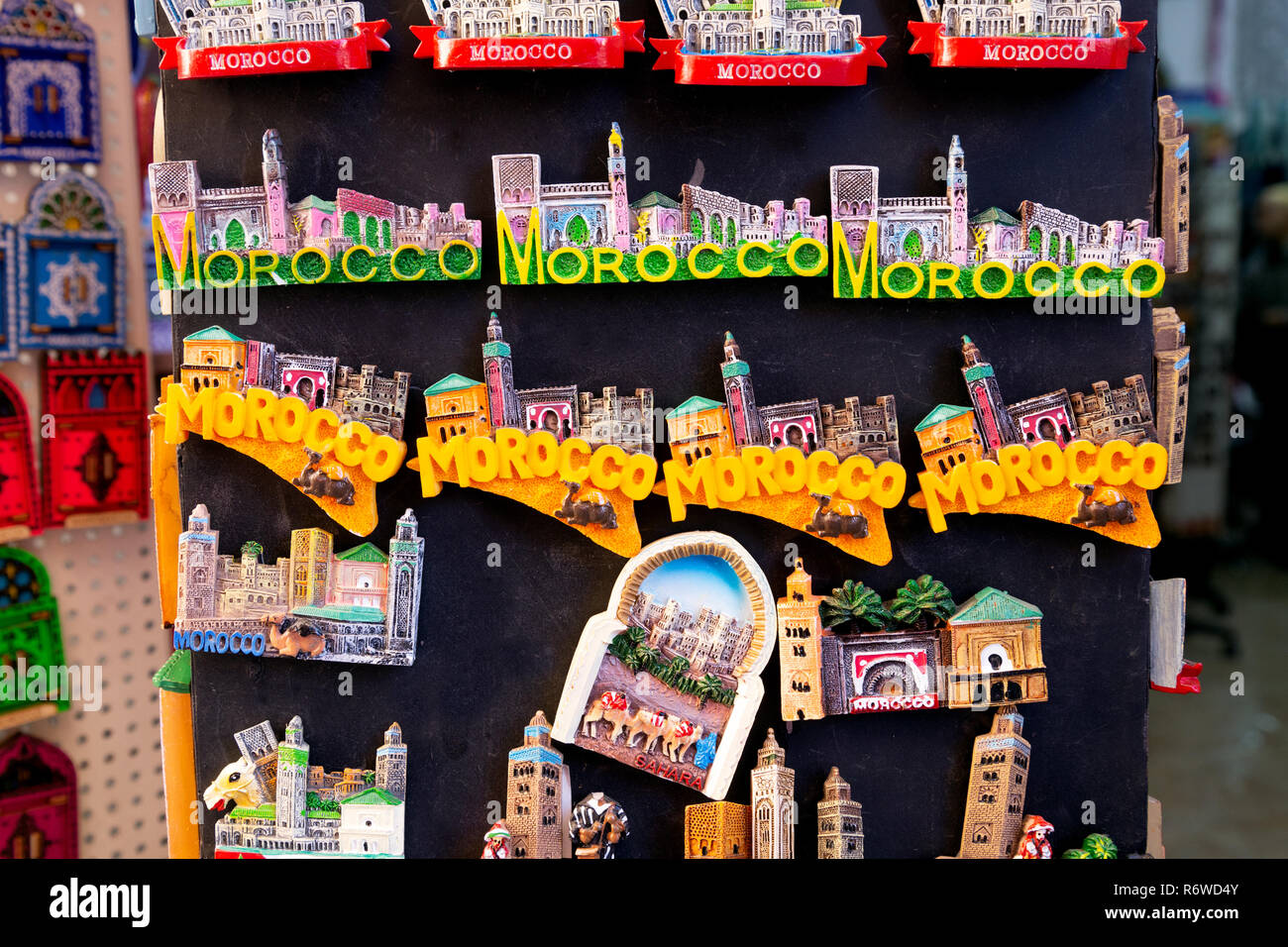 Magnete Frigorifero 3D Casablanca Marocco - Souvenir Di Viaggio In Cristallo Fatto A Mano, Regalo Turistico Unico Per La Casa, 50x70mm