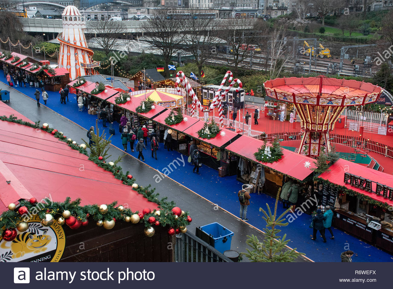 Edinburgh Christmas Market Stock Photos & Edinburgh Christmas Market