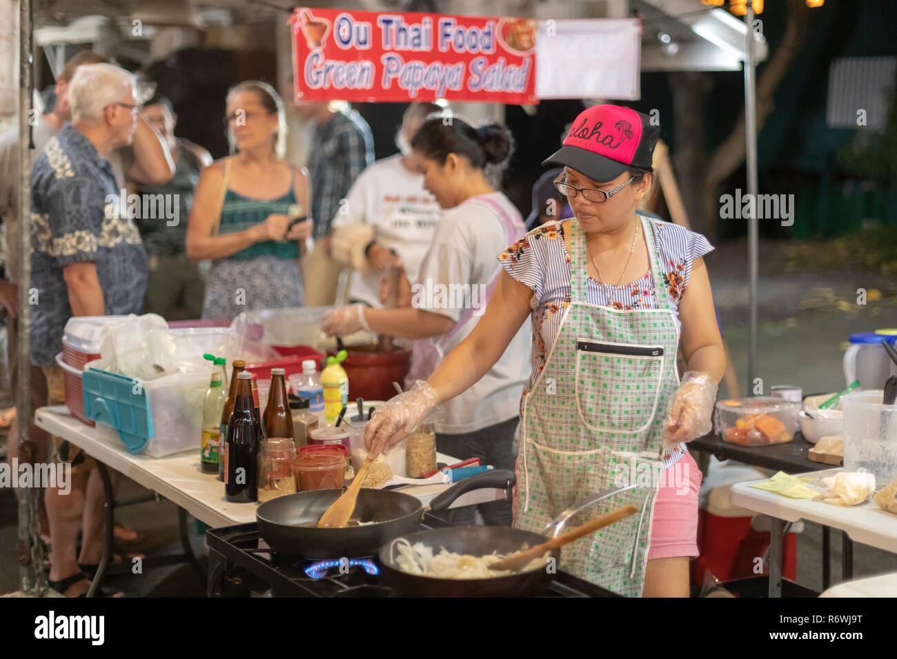 Kalapana, Hawaii Hundreds attend the Kalapana Night Market every