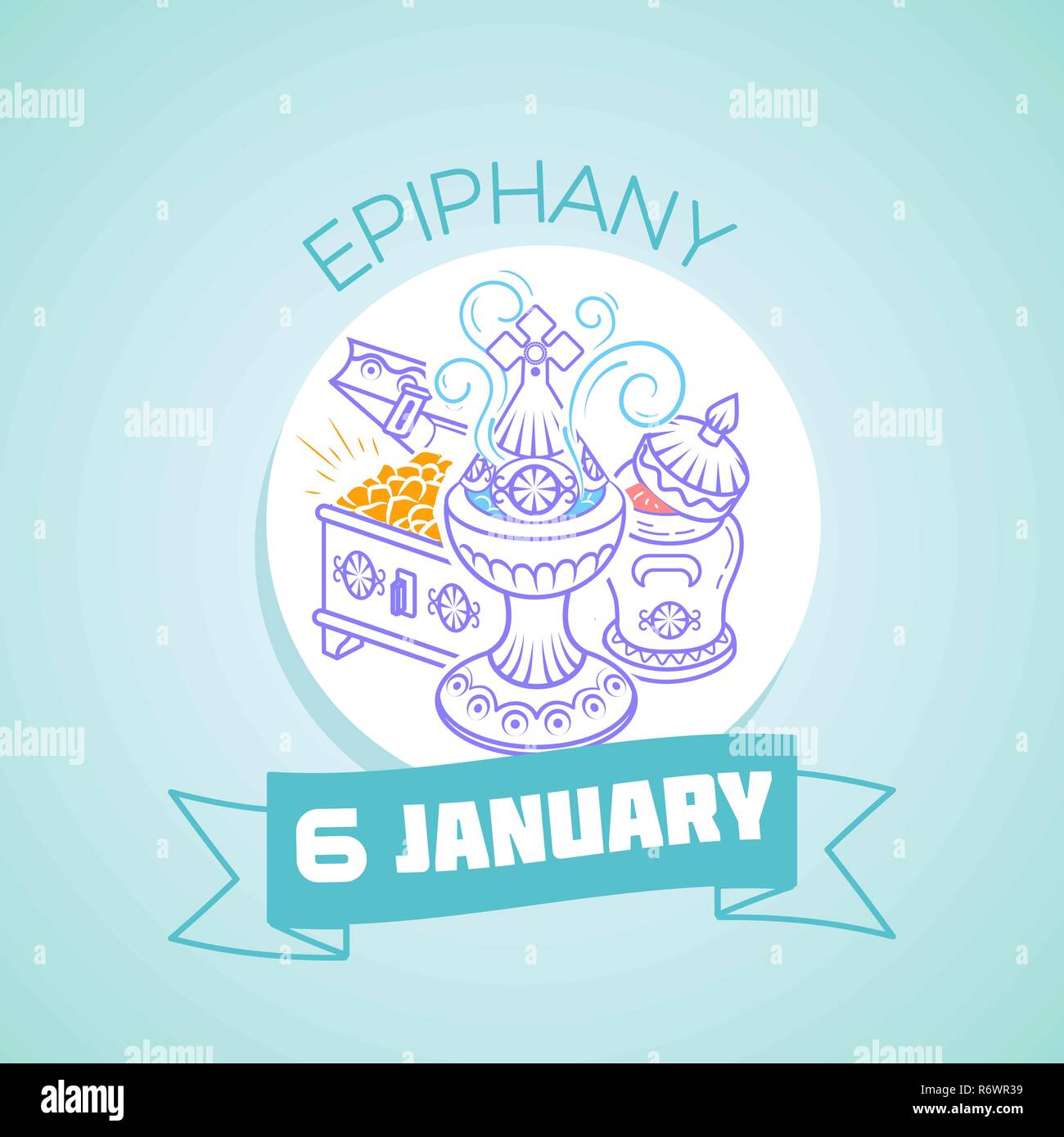 calendar-for-each-day-on-january-6-greeting-card-holiday-epiphany-icon-in-the-linear-style-stock-vector-image-art-alamy