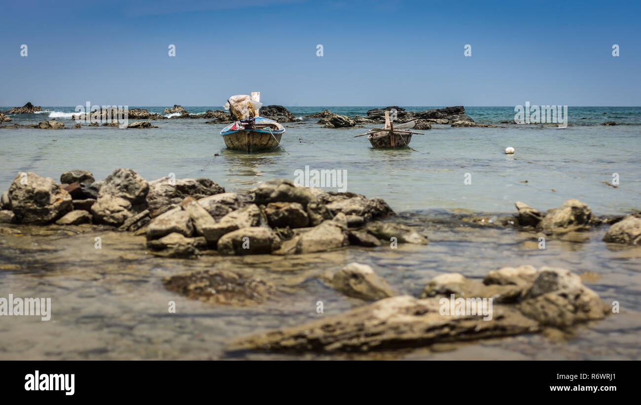 Old asian boats hi-res stock photography and images - Alamy