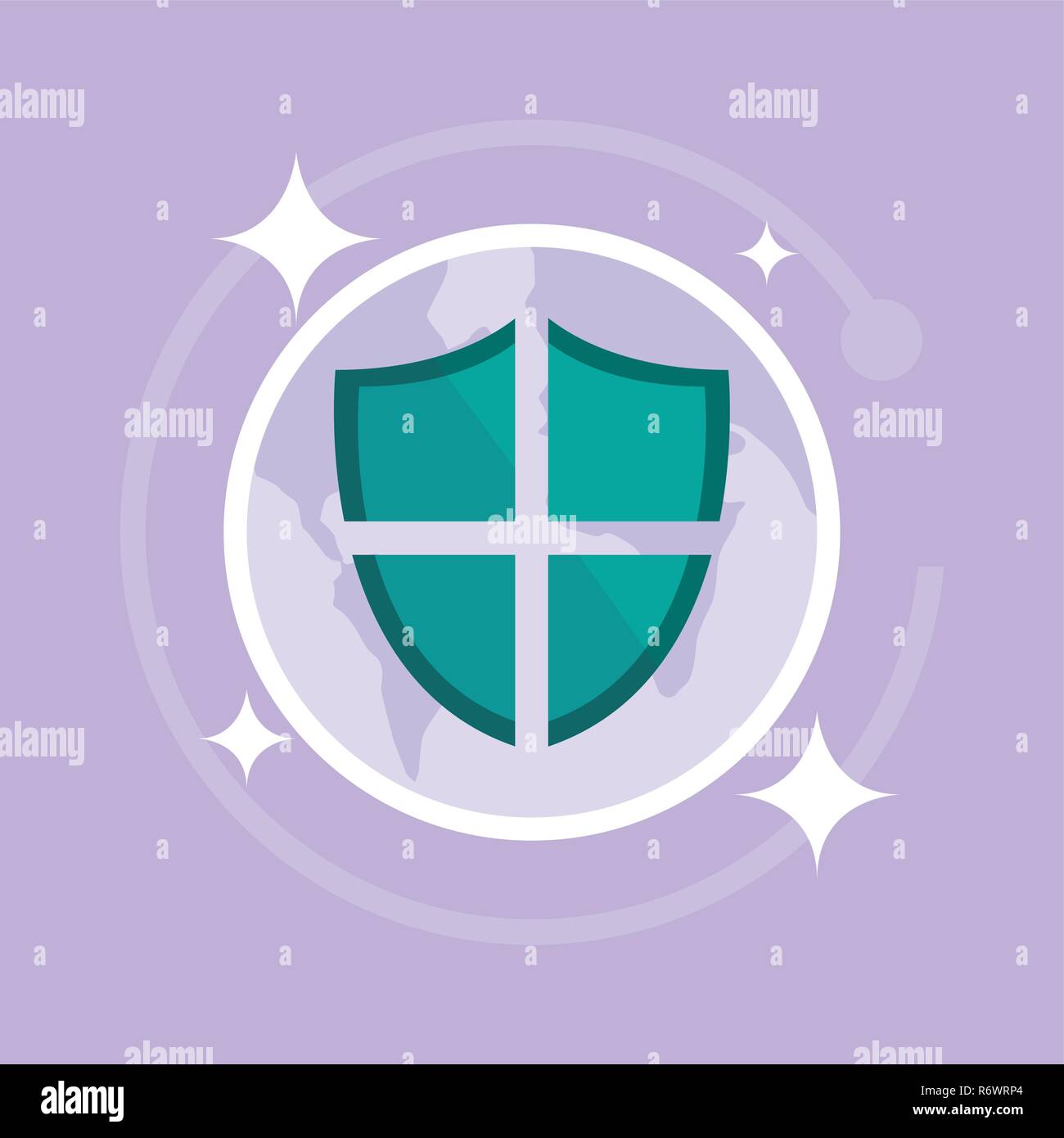 shield broken isolated icon vector illustration design Stock Vector ...