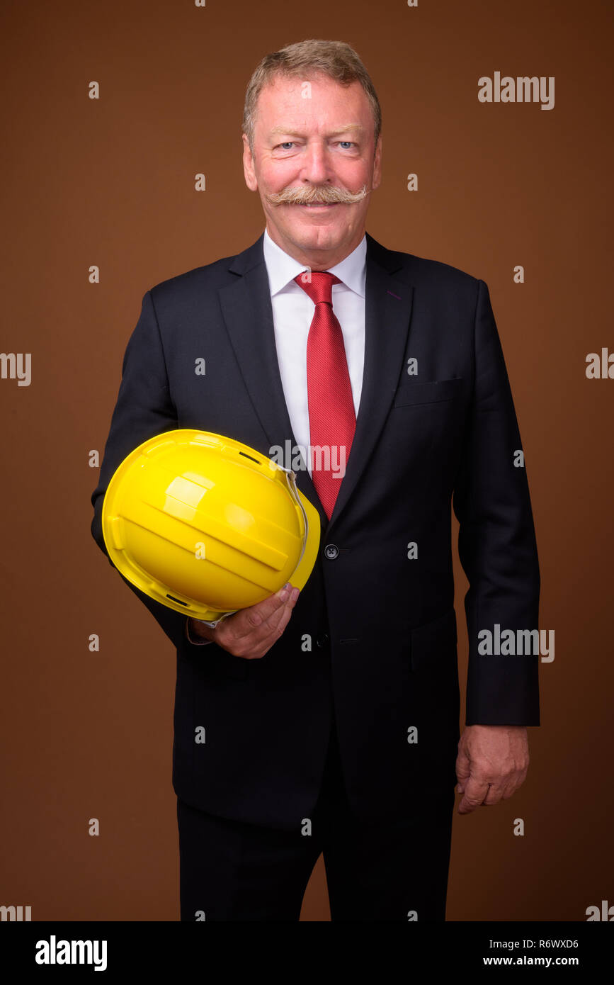 Old man helmet portrait hi-res stock photography and images - Alamy