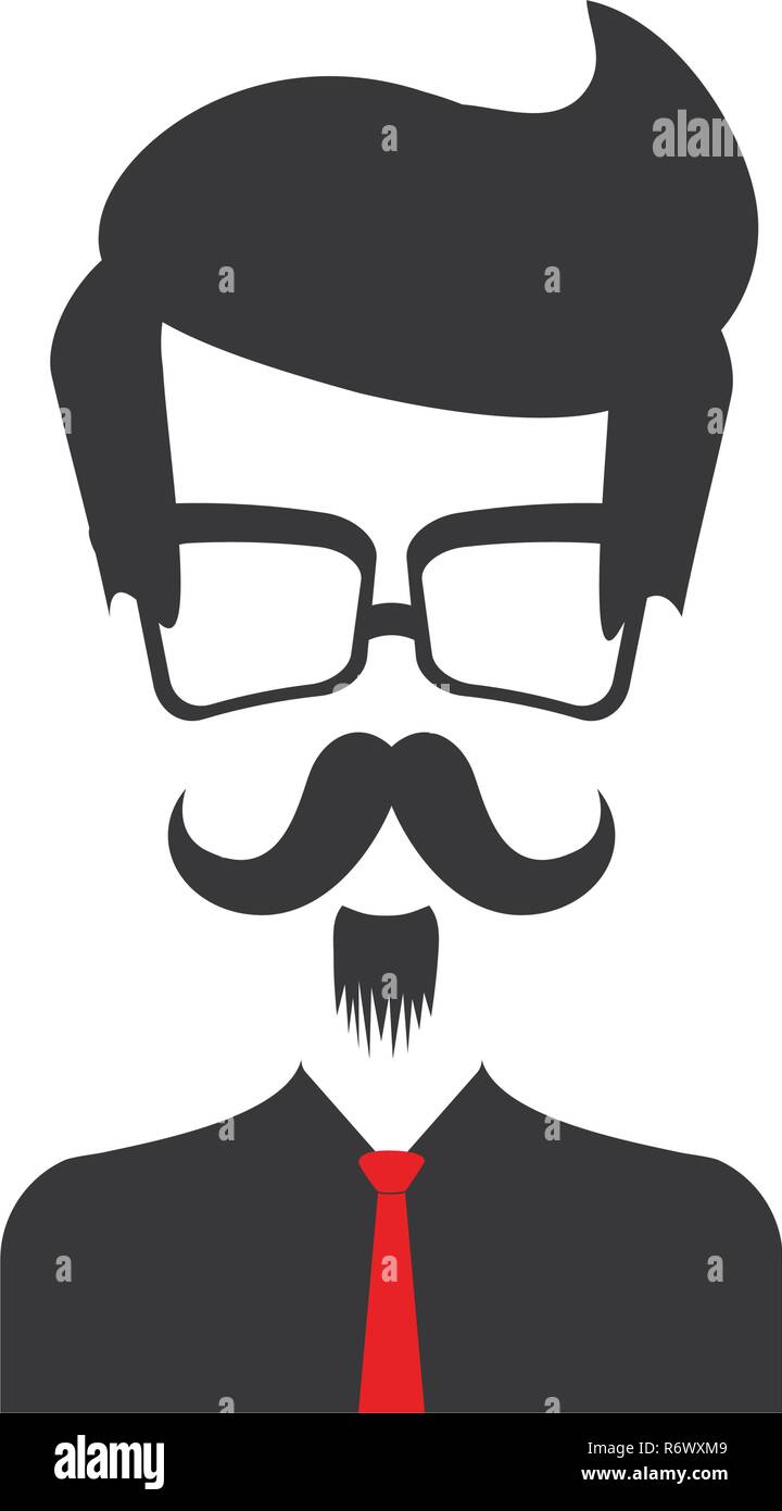 man hipster style character vector illustration design Stock Vector ...