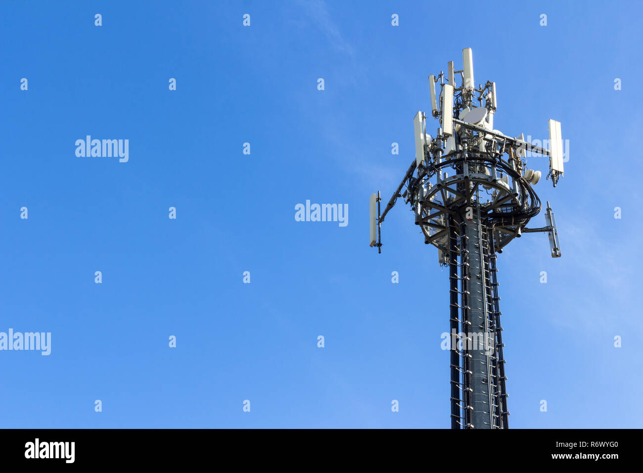 Mobile phone tower Stock Photo