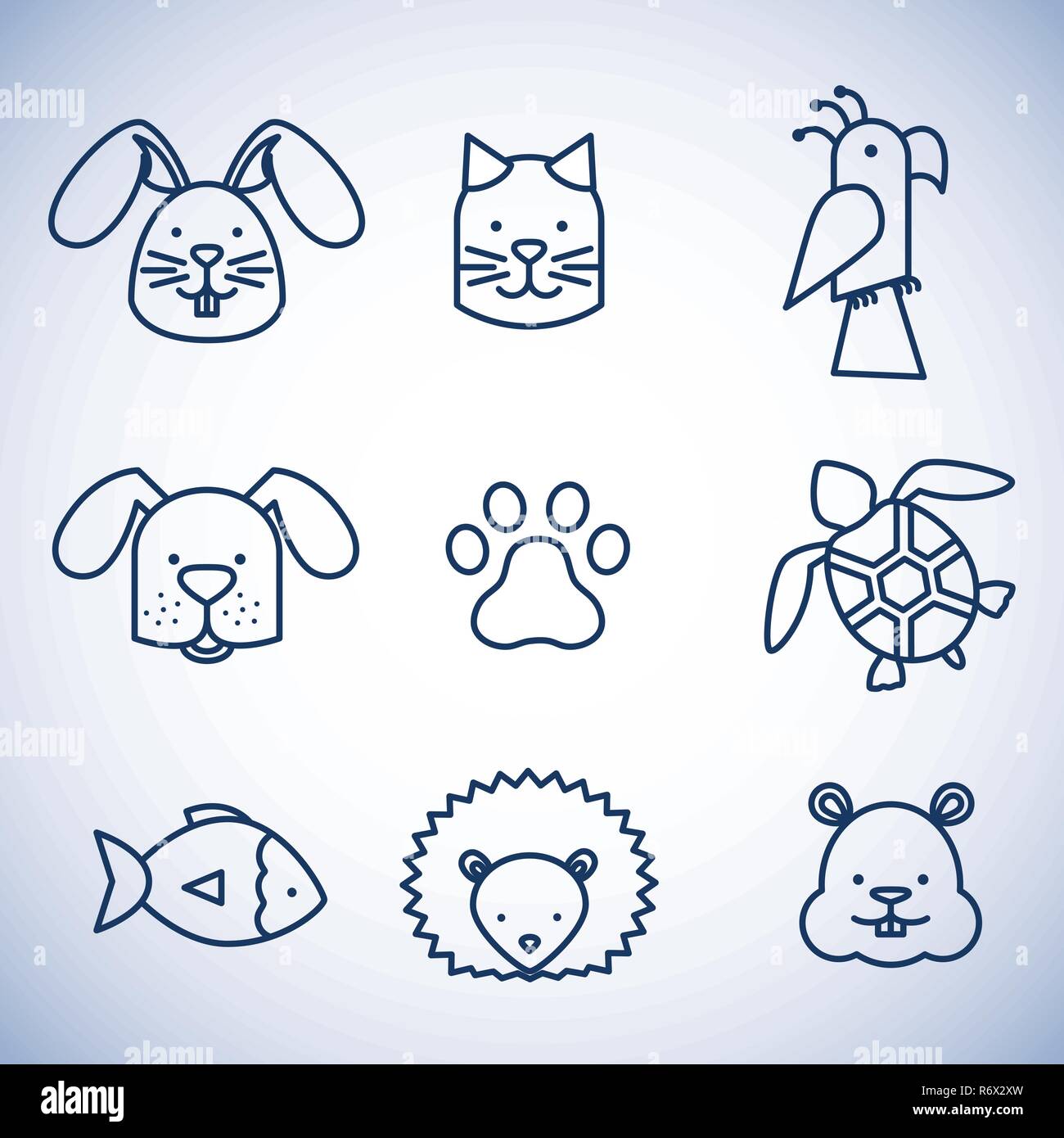 group of pets icons vector illustration design Stock Vector Image & Art ...