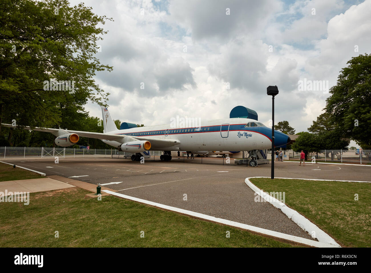 Elvis Presley's private plane the Lisa Marie at Graceland in Memphis