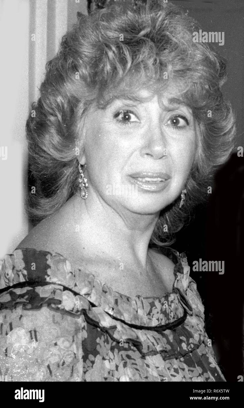 Beverly Sills 1979 Photo By Adam Scull/PHOTOlink.net Stock Photo