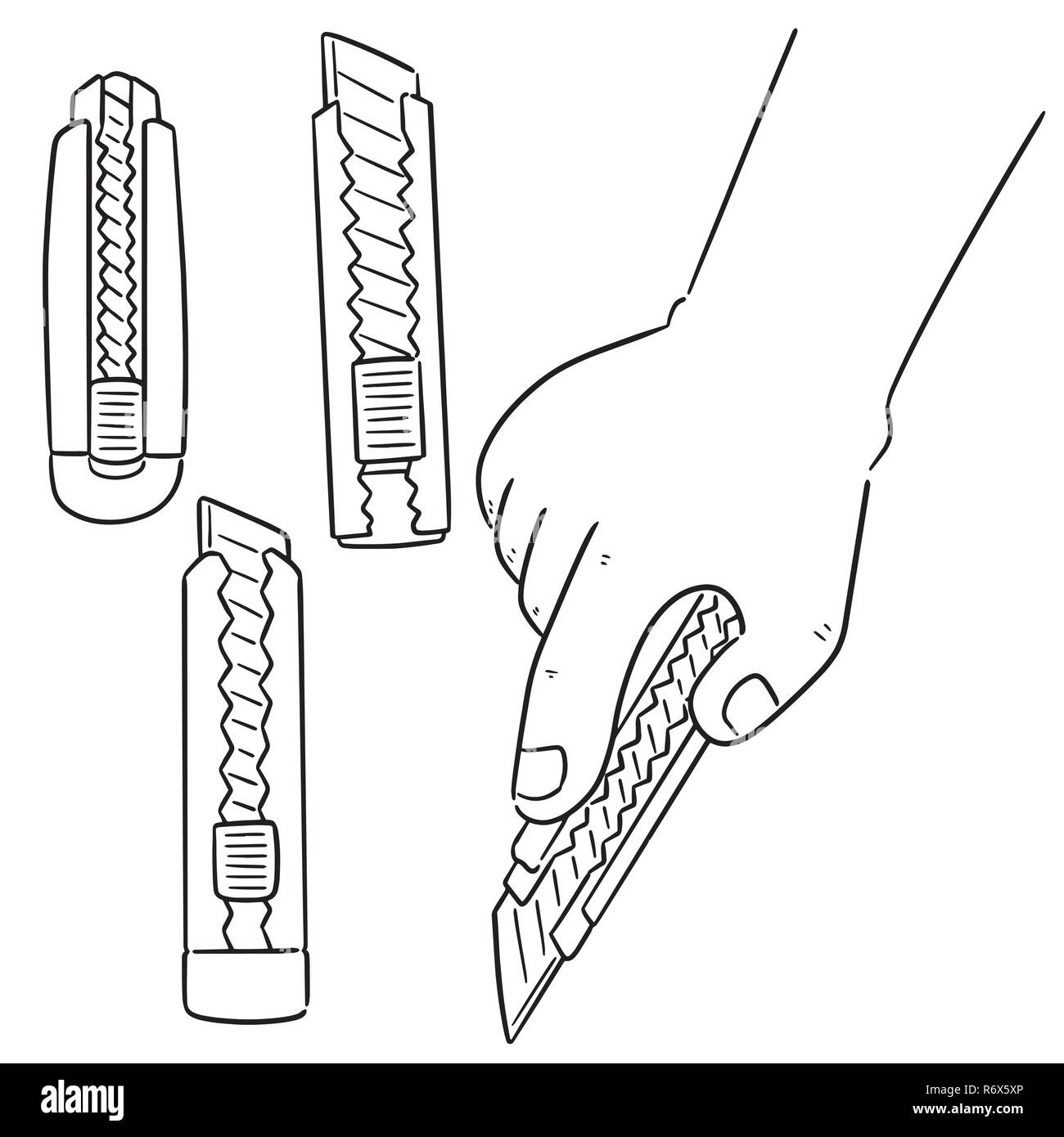 vector set of cutter Stock Vector Image & Art Alamy