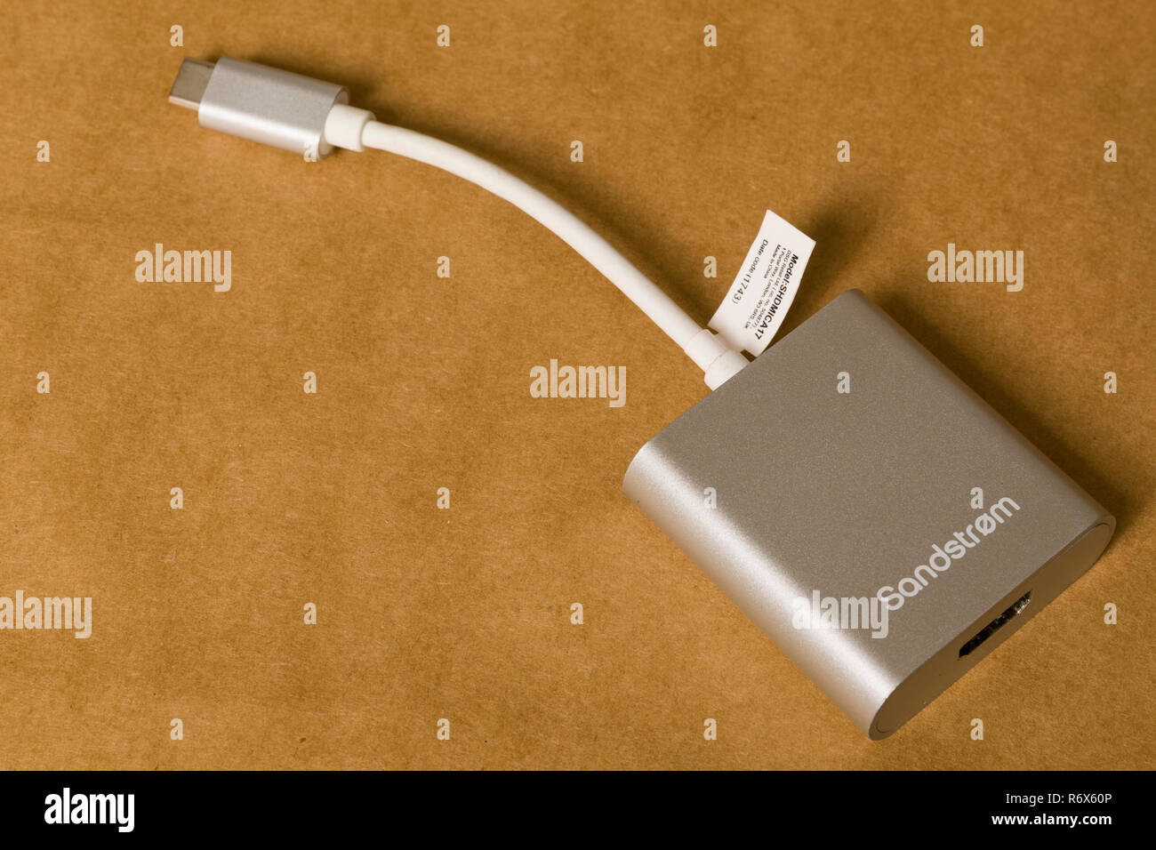 Sandstrom USB-C to HDMI dongle adapter Stock Photo - Alamy