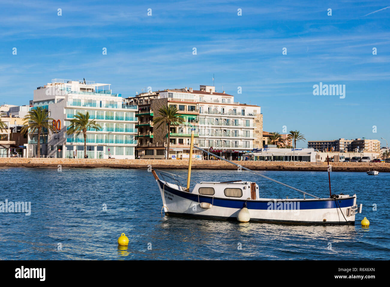 Small Boat In Can Pastilla Near Playa De Palma Platja De Palma
