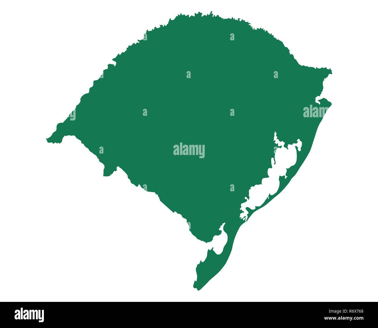 map of rio grande do sul Stock Photo Alamy