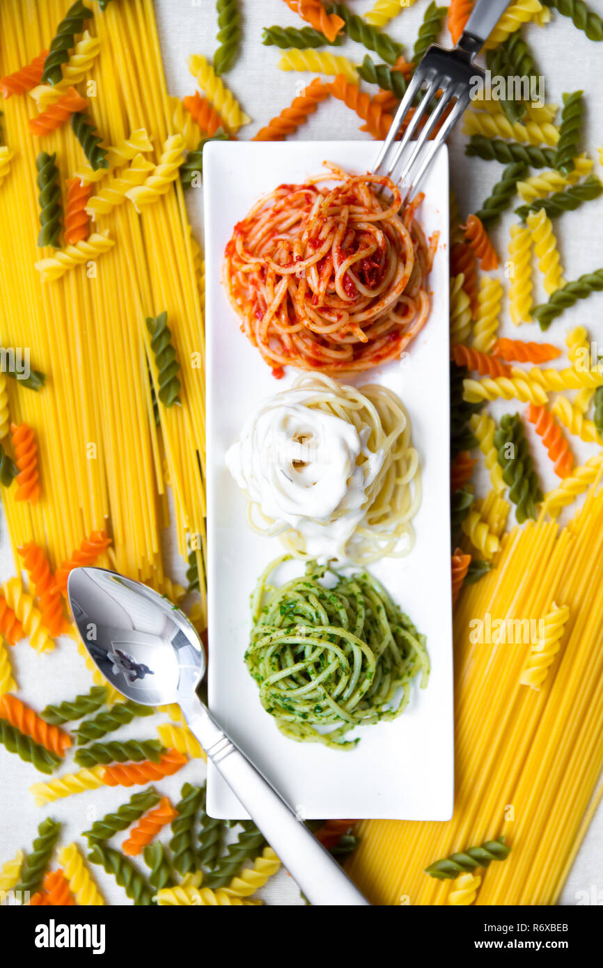 Spaghetti for all Stock Photo - Alamy